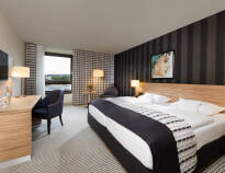 Det 4-stjärniga hotellet erbjuder boende i eleganta rum i olika kategorier.