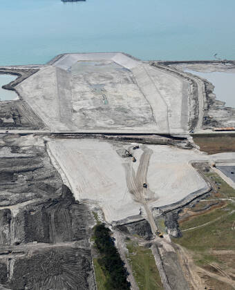 Besuchen Sie die Fehmarnbelt-Querung, ein riesiges Bauprojekt nur 3 km vom Hotel entfernt. Foto: Femern Forbindelsen.