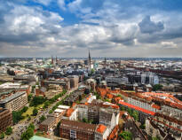 Just 3 km from the city centre, this 4-star hotel is a perfect base for exploring Hamburg.