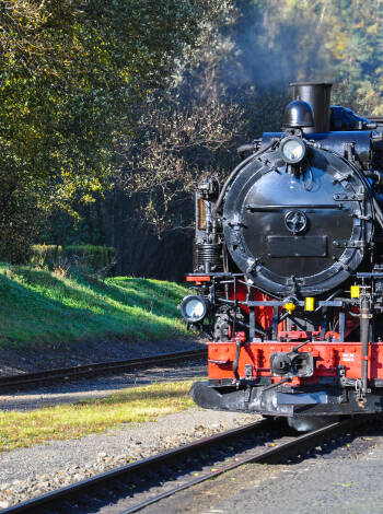 Erleben Sie die schönste Fahrt ins Zittauer Gebirge mit der historischen Zittauer Schmalspurbahn.
