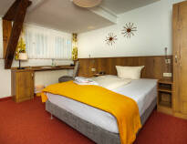 Wanderhotel Sonnebergbaude tilbyder en række forskellige værelsestyper, herunder rummelig indkvartering for op til fire personer.
