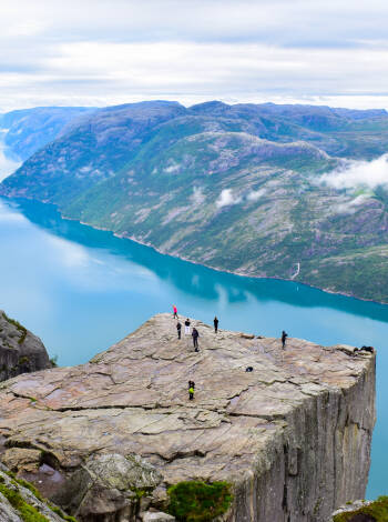 A visit to the Preikestolen, or Pulpit, is also highly recommended