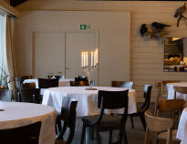 You can look forward to delicious meals in the cosy restaurant.