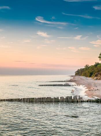 Go on a holiday at Swinoujscie, just 500m from the Baltic Sea beach.