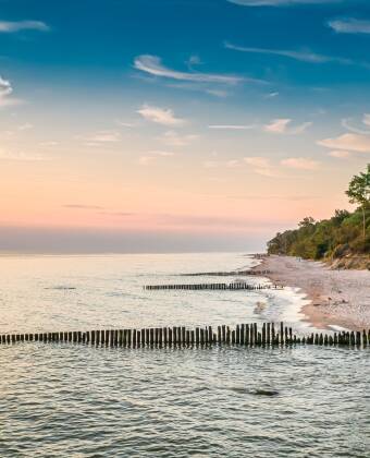 Machen Sie Urlaub in Swinemünde, nur 500 m vom Ostseestrand entfernt.