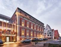 Das Hotel Anklamer Hof liegt im Zentrum der Hansestadt in einem alten Post- und Telegraphengebäude.