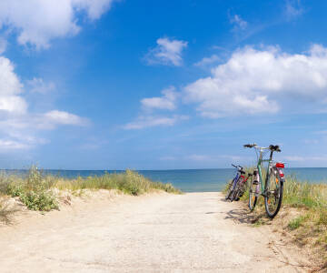 Udforsk den fascinerende region på cykel.