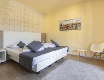 At Arco Smart Hotel you will stay in spacious and comfortable double rooms.