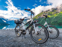 Lej en elcykel hos Turistinformationen på hotellet, og tag en tur rundt i Vik.