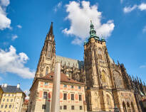 Discover St. Vitus Cathedral which was begun way back in 925. There is a great view of Prague from the top of the cathedral.