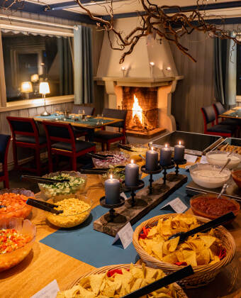 You can look forward to delicious meals, both morning and evening.