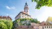 Besøk og se det imponerende slottet i Český Krumlov.