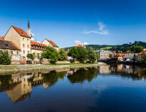 Enjoy a lovely holiday on the Vltava River in the southern Czech Republic.