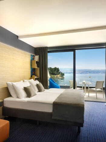 The hotel offers comfortable, modern rooms where you can really relax during your holiday.