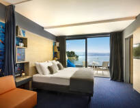 Hotellet tilbyder komfortable, moderne værelser, hvor du rigtigt kan slappe af under  din ferie.