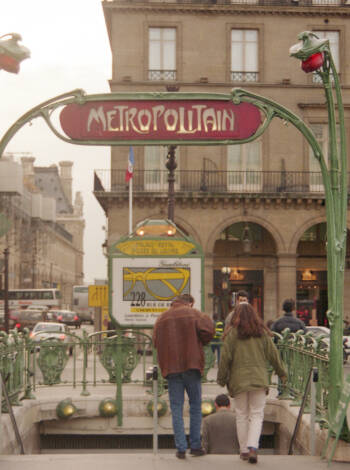 The metro will take you quickly to the centre of Paris.