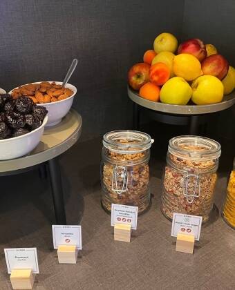 Start the day with a healthy breakfast before you head out to explore the city.