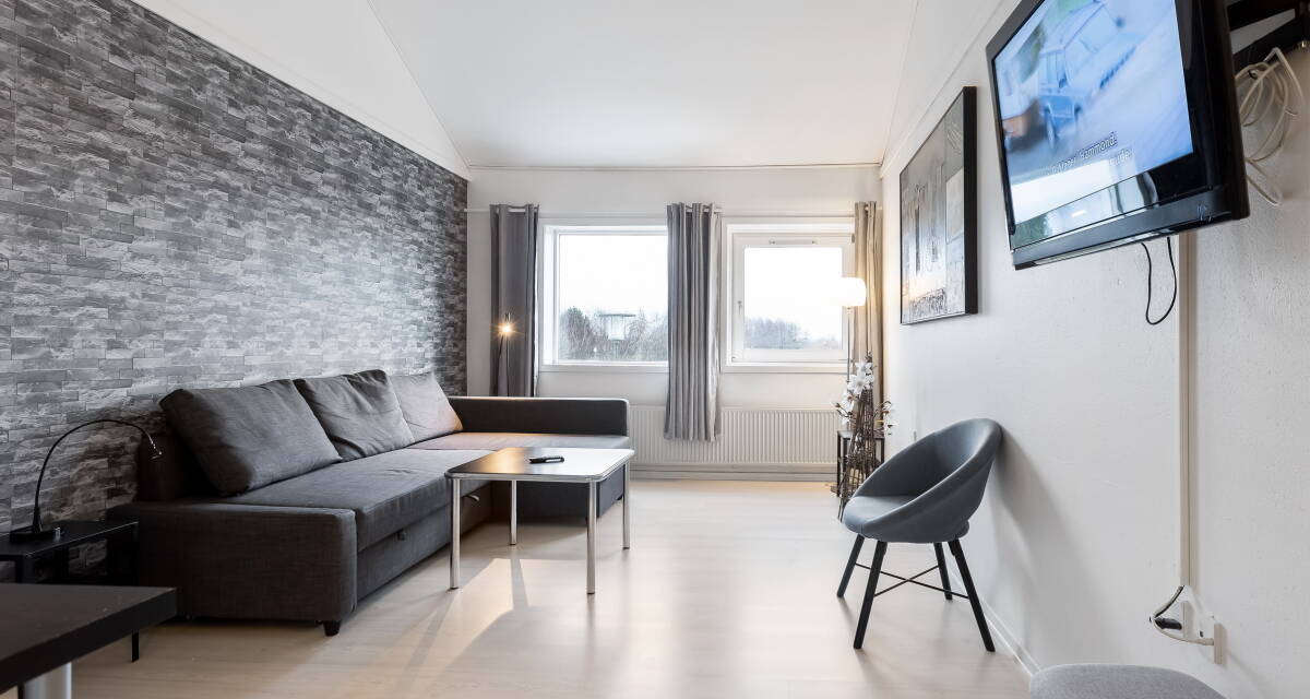 Dobbeltrom med 1 ekstra seng