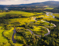 Udforsk de naturskønne omgivelser ved floden Vltava i den sydlige del af Tjekkiet.