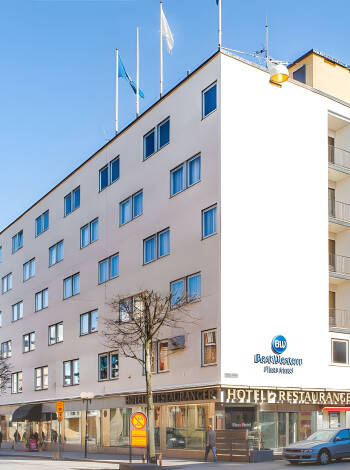 Best Western Plaza Hotel Eskilstuna ligger mitt i hjärtat av Eskilstuna.