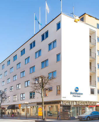 Best Western Plaza Hotel Eskilstuna ligger mitt i hjärtat av Eskilstuna.