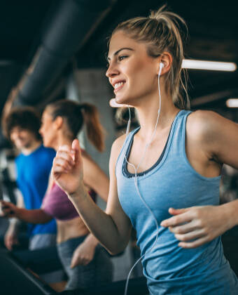 Tillgång till hotellets rymliga och fullt utrustade gym.