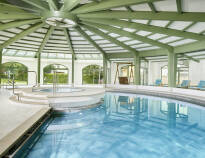 There is a large wellness area spanning 2000m2 which offer many opportunities for relaxation.