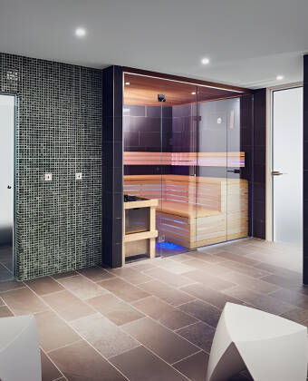 Hotellets wellnessområde omfatter en finsk sauna, tyrkisk dampbad og fitnesscenter – alt sammen gratis at benytte.