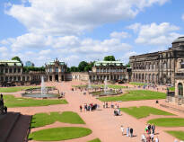 The Zwinger is probably Germany's most famous Baroque building, filled with beautiful paintings that can be enjoyed in the Zwinger Museum, among other places.