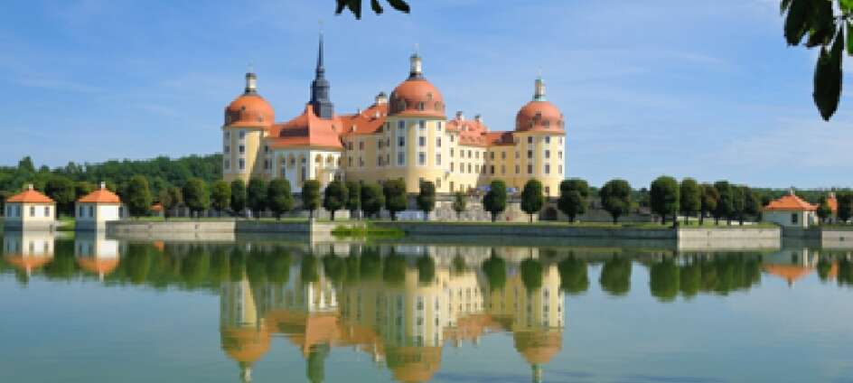 Das Jagdschloss Moritzburg aus dem 16. Jh. ist ein fabelhaftes Ausflugsziel.