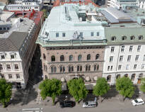 Det 5-stjernede Elite Plaza Hotel ligger i hjertet af Gøteborg.