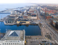 Elite Hotel Marina Plaza har en fantastisk og yderst central beliggenhed i Helsingborg.