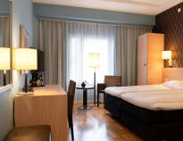 Die Zimmer sind angenehm eingerichtet und dienen während Ihres Aufenthalts als komfortable Basis.
