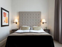 Hotelværelset på Elite Hotel Knaust Sundsvall giver jer en komfortabel base på ferien.