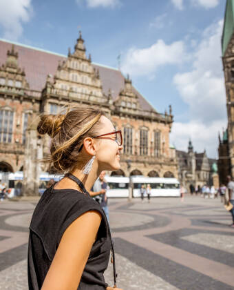 Visit Bremen's square and marketplace, considered one of the most beautiful in Europe.