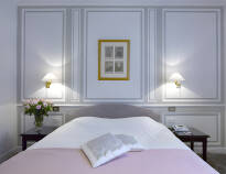 Alle værelser kombinerer charmerende elegance med alle moderne bekvemmeligheder.