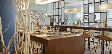Start the morning with a rich breakfast buffet at the nearby partner property.