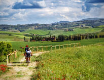 Opplev den vakre naturen i Toscana til fots eller på sykkel.