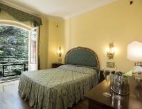The hotel has comfortable hotel rooms or suites, suitable for couples and families.