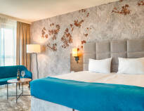 Det 4-stjernede hotel i Warszawa tilbyder gæsterne rummelige, moderne indrettede værelser.