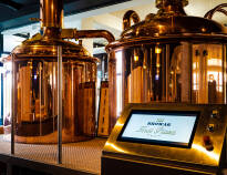 Enjoy a cold beer in the hotel's very own brewery.