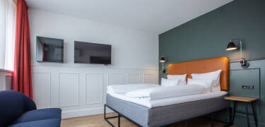 Das Hotel bietet schöne Zimmer. Probieren Sie das "Executive Room" für ein besonders köstliches Erlebnis.