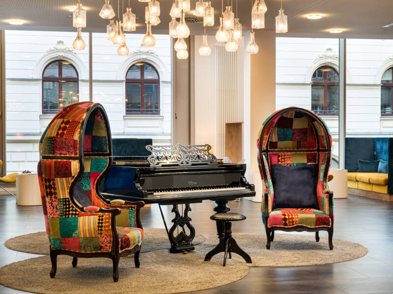 Das moderne 4*-elaya hotel leipzig city center liegt optimal im Stadtzentrum von Leipzig.