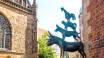 Visit the Hanseatic City's landmark, the Bremen Town Musicians.