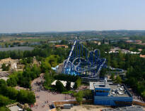 Challenge your courage at Italy's biggest theme park, Gardaland. Here the kids won't get bored.