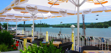 Parkhotel Rüdesheim er det perfekte sted at bo, lige ved Rhinen.