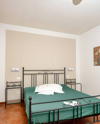 The apartments are both practical and comfortably furnished.