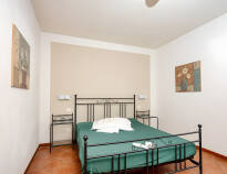 The apartments are both practical and comfortably furnished.