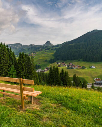 Das Boutique Hotel die Mittagspitze liegt in Damüls im Herzen des Vorarlbergs im Bregenzerwald.