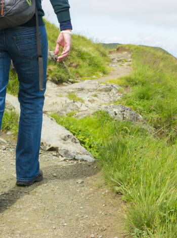 Explore over 300 km of designated hiking trails.